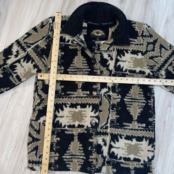 VTG 1998 County Clothing Co. Cheyenne Collection Western Jacket Sz M Aztec - Picture 3 of 9